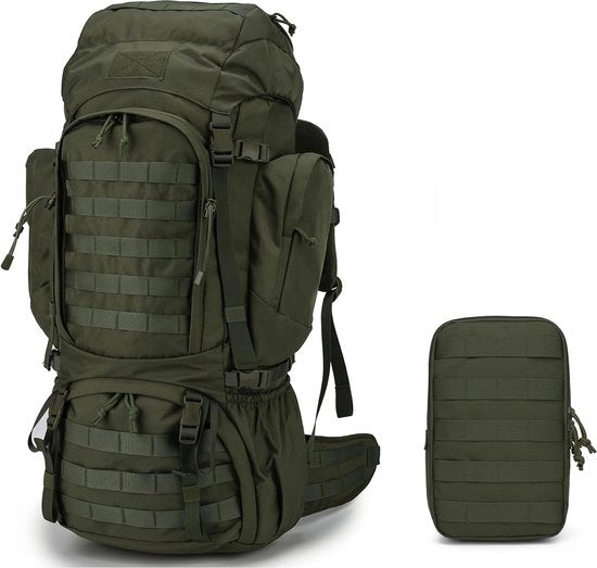 Zak da 60 litri per escursioni adulti con tecnica di trasporto tattica e design da trekking outdoor