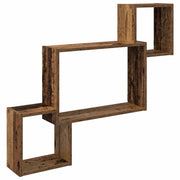 Scaffale da parete A parete Marrone 91,5 x 15 x 76 cm 8012122