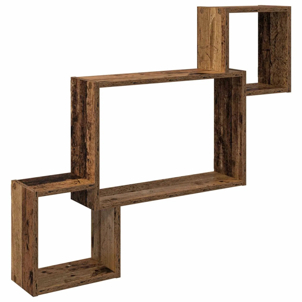 Scaffale da parete A parete Marrone 91,5 x 15 x 76 cm 8012122