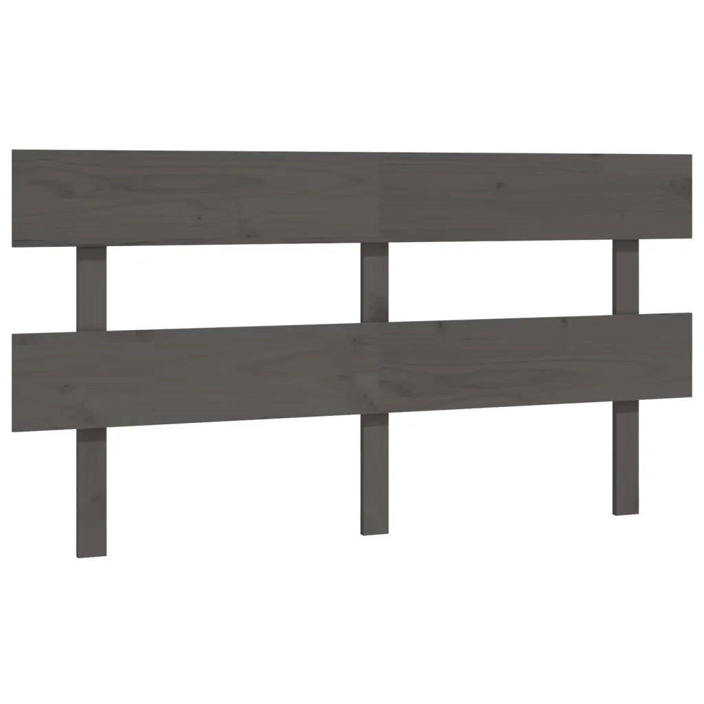 Testiera per Letto Bianca 154x3x81 cm Legno Massello di Pino 819077