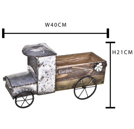 Camioncino contenitore in Legno Larghezza 40 cm