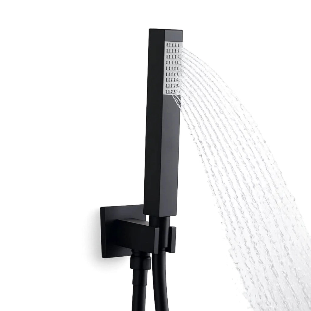 Kit presa acqua nero opaco con doccetta e flessibile da 150 cm *** confezione 1