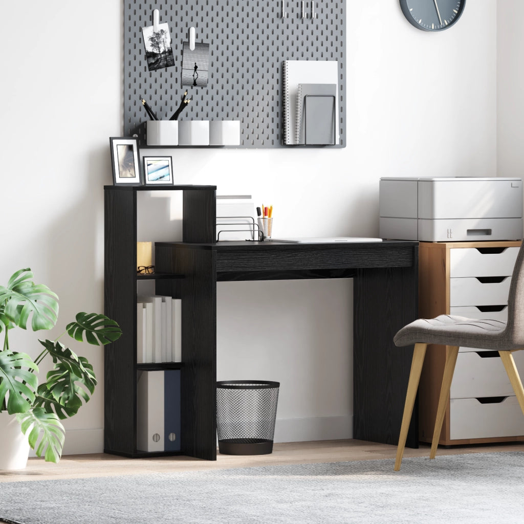 Scrivania Computer Rovere Nero