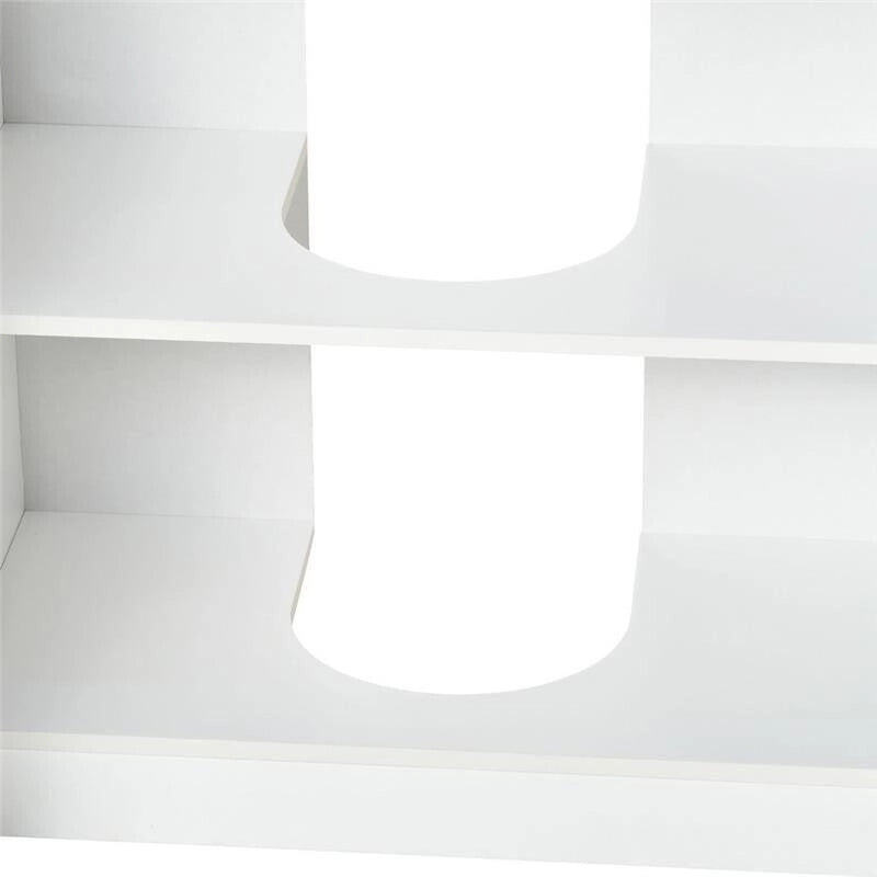 MOBILE SOTTO LAVABO BAGNO, MOBILETTO BAGNO SOTTOLAVANDINO CON ANTINE IN LEGNO, 60X30X60.5CM - BIANCO