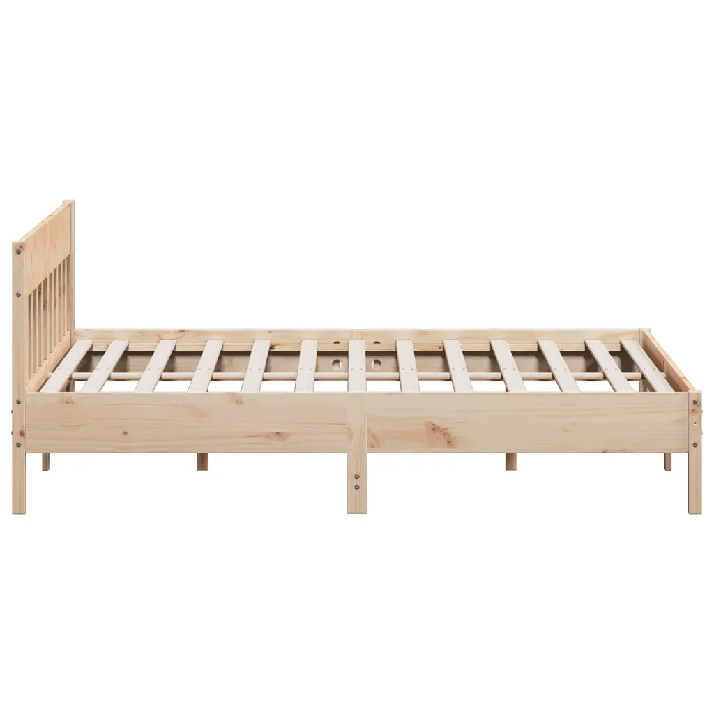 Giroletto senza Materasso 180x200 cm in Legno Massello di Pino 3216203