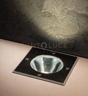 FARO A INCASSO CALPESTABILE LED WALK ACCIAIO QUADRATO 12W 1400LM 3000K IP67 14X14X9,15CM