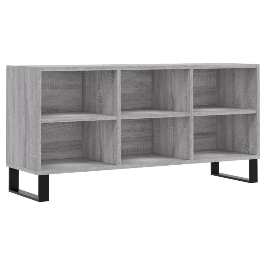 Mobile TV Grigio Sonoma 103,5x30x50 cm in Legno Multistrato 827002