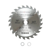 Disco circolare Vidia per legno 250x25,4mm, max. velocità. 6000 giri/min, 24 denti, Crownman industriale