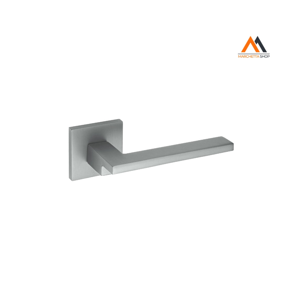 MANIGLIA ALU RED C/RB Q 50 F/CHIAVE CROMO SATINATA