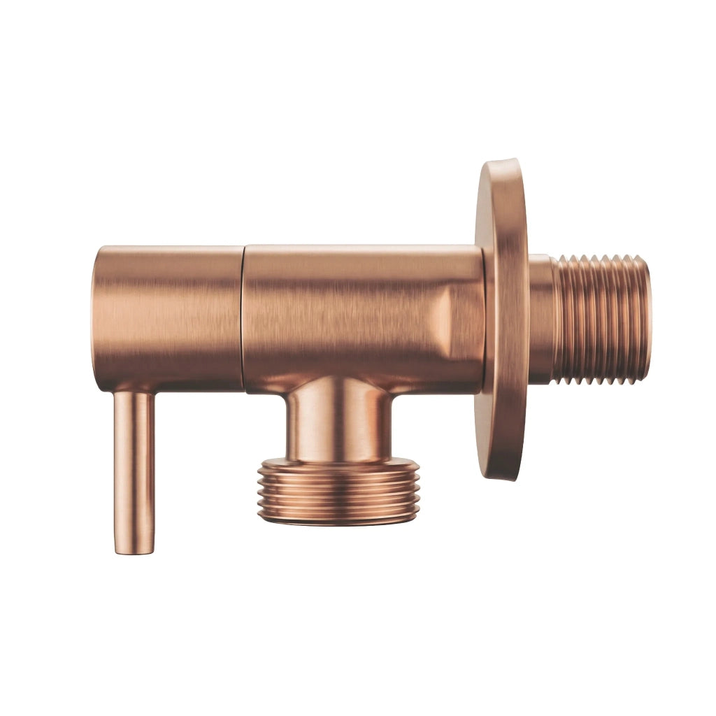 Valvola Ad Angolo 1/2" X 3/4" Brush Copper