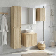 Set di Armadi da Bagno 5 pcs Rovere Sonoma 53 x 15,5 x 70 cm 3407305