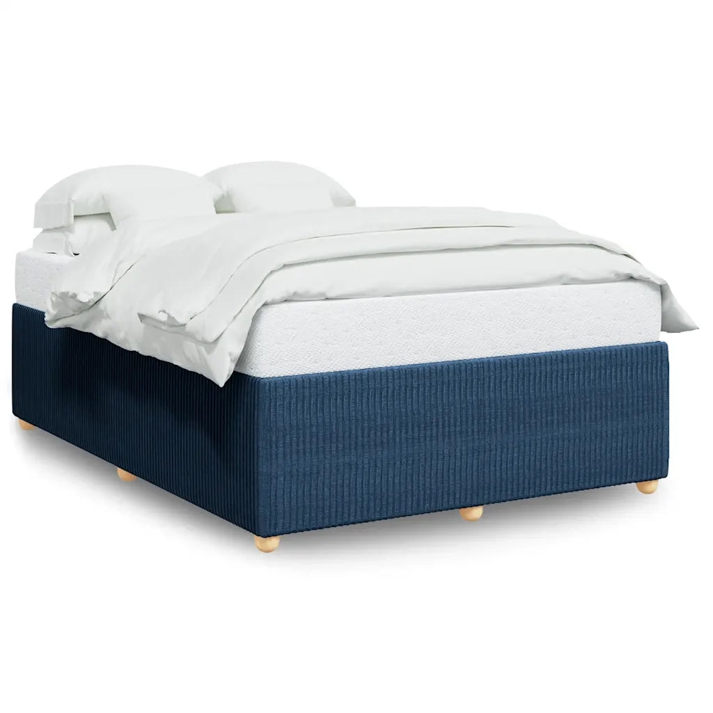 Giroletto senza Materasso-Struttura Letto Blu 140x190 cm in Tessuto 194181