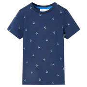 Maglietta da Bambino Blu Scuro 128cod mxl 112301