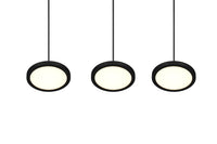 Lampada a Sospensione da Interno a LED in Metallo Nero Opaco