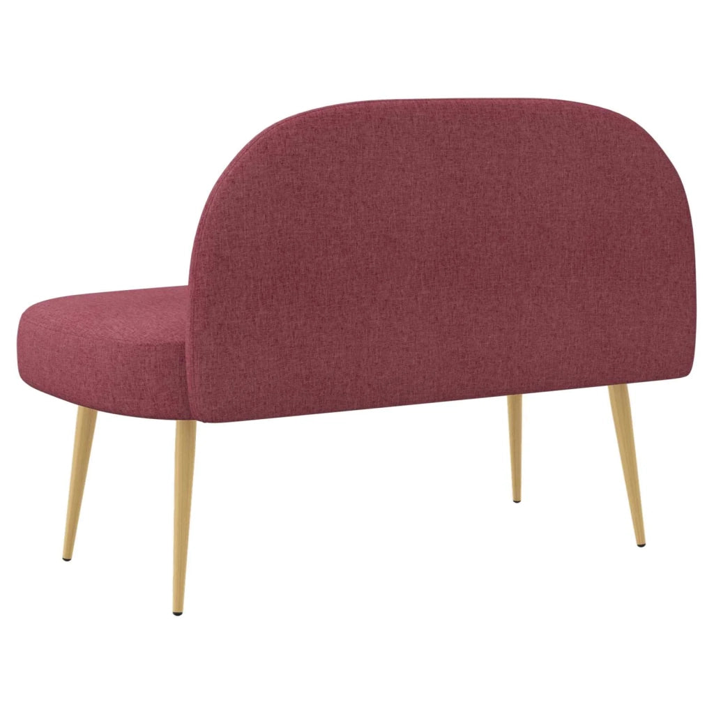Panchina imbottita con schienale Rosso vino 110 x 60 x 76 cm 42040759