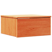Comodino | Armadio da Notte | Mobiletto da notte con cassetto Marrone cerato 37 x 35 x 18,5 cm