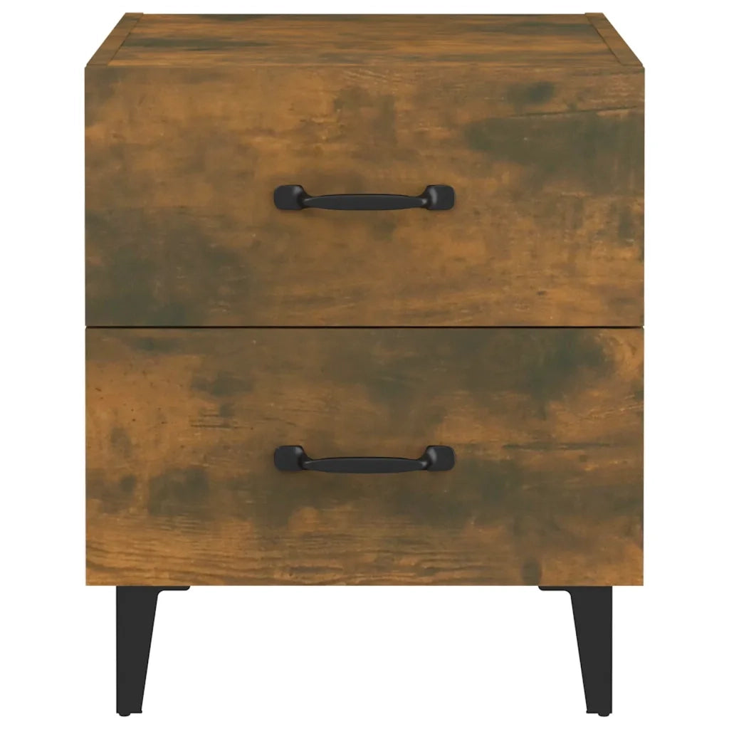 Comodino Rovere Fumo 40x35x47,5 cm 817291