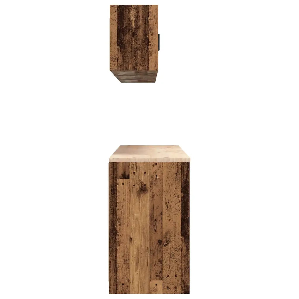 Armadi da Garage 6 pz Legno Antico in Legno Multistrato 3328348