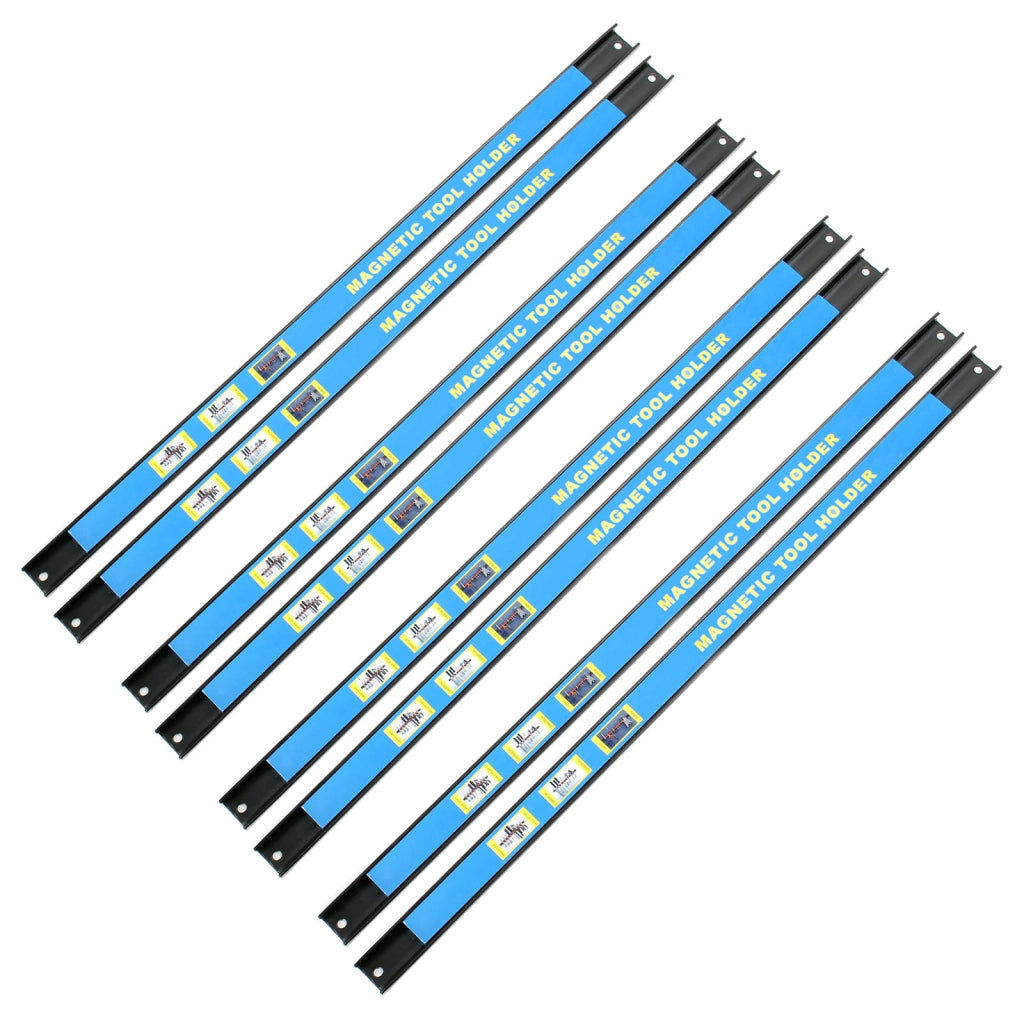 Set di barre magnetiche 8x61 cm Barra porta utensili a parete in acciaio per officina