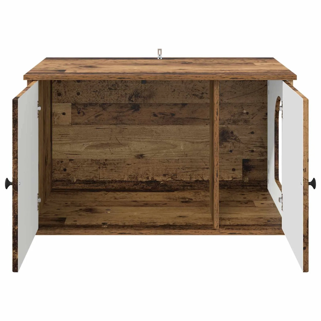Casa per Gatti Legno vecchio 85 x 55 x 50 cm Legno multistrato 8000732