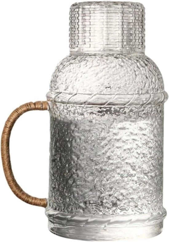 Set di accessori per la cucina - contenente raffreddatore di martello, caraffa per acqua, bicchiere per vino, teiera, flacone di vetro e bollitore di acqua per la cucina