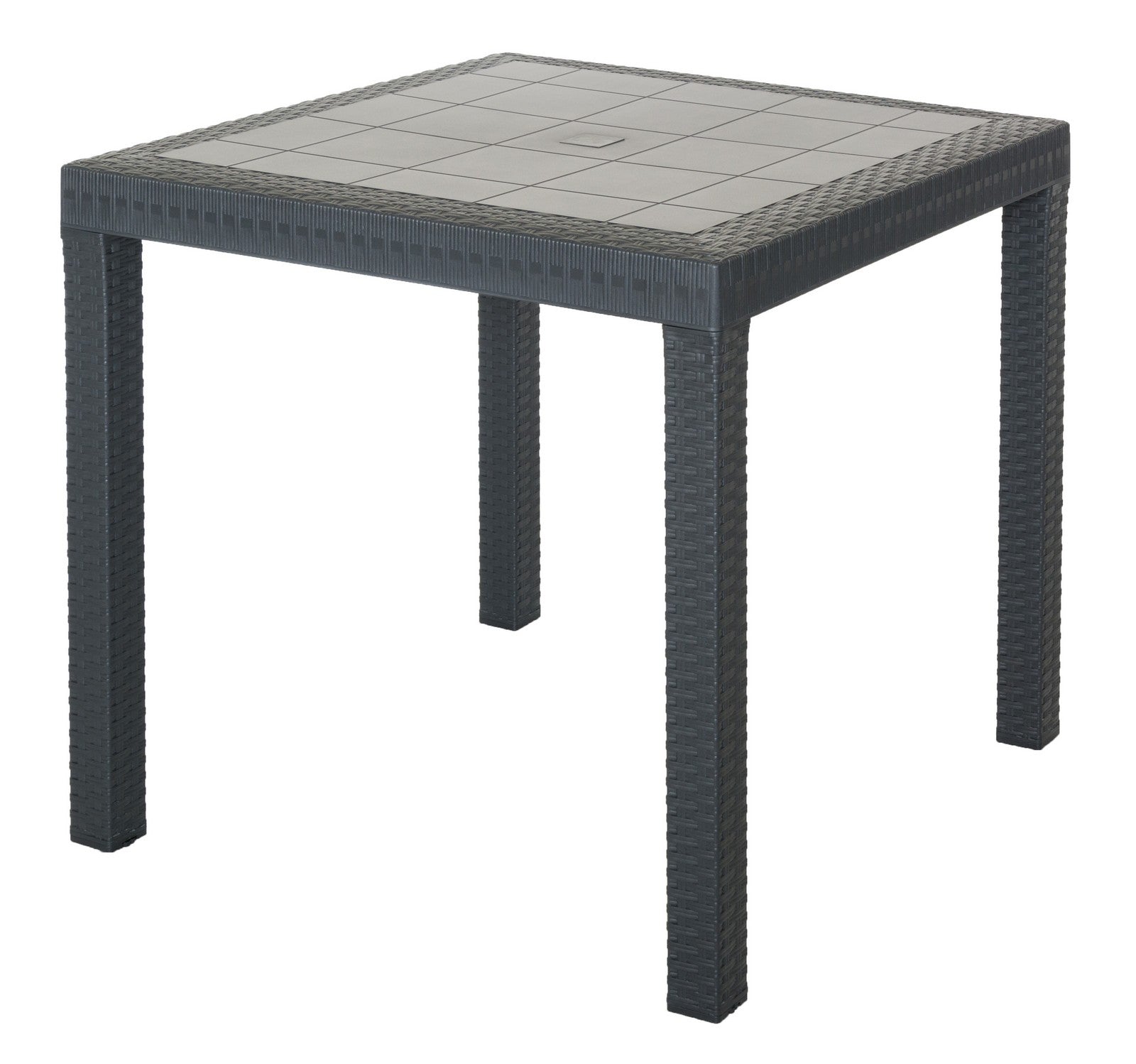 tavolo dallas cm 80x80x74h antracite cod:ferx.82703