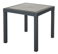 tavolo dallas cm 80x80x74h antracite cod:ferx.82703