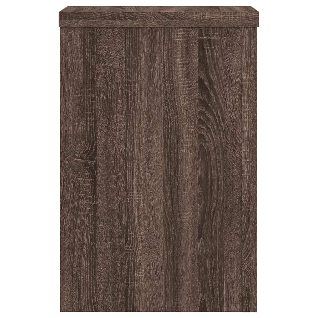 Portavasi mobili per fiori set da 2 legno ingegnerizzato marrone 02_0045326