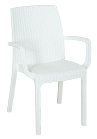 poltrona indiana cm 57x59x86h bianca cod:ferx.82704