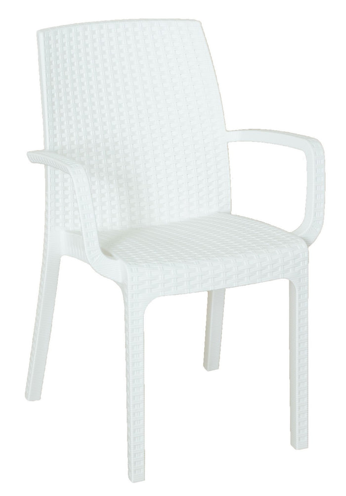 poltrona indiana cm 57x59x86h bianca cod:ferx.82704