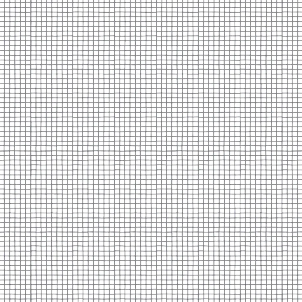 Zanzariera in Fibra di Vetro 100x500 cm Grigia CFW7631183