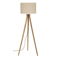 Lampada da Terra Tripode "Olga" in Legno di Mango ‚Äì H 150 cm