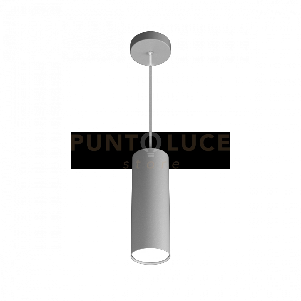 SHAPE SOSPENSIONE TUBO H.25 1 LUCE GRIGIO 1143-S25-GR