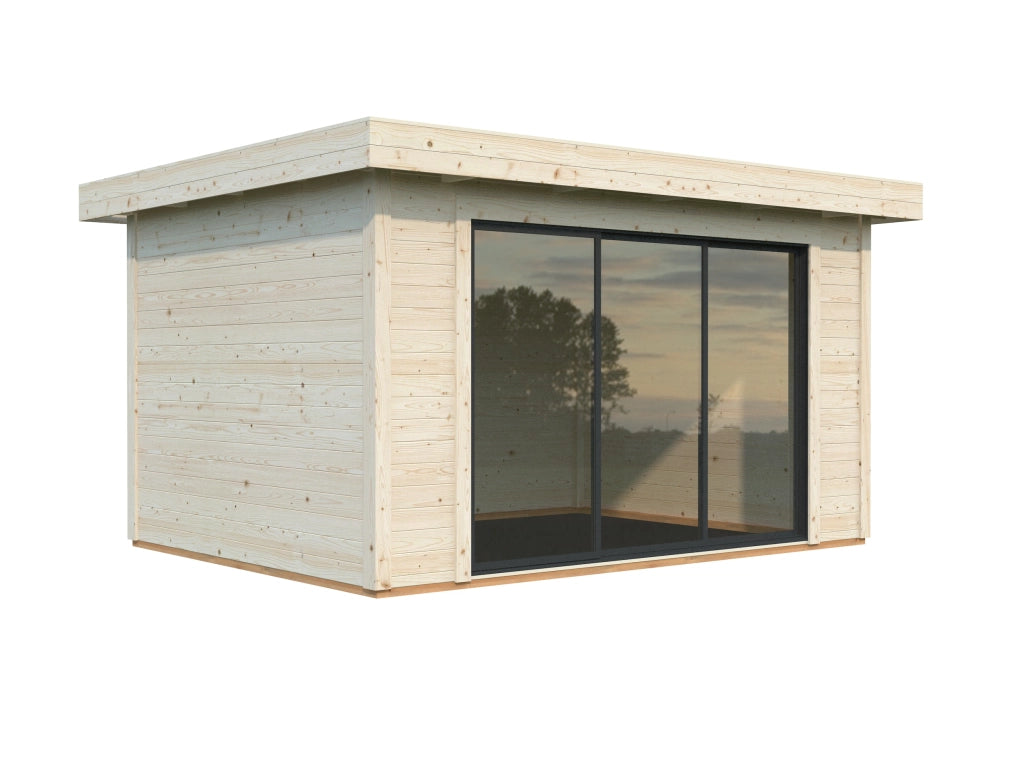 Casetta in legno non trattato Lydia B 385X291