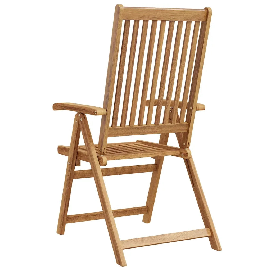 Sedie da Giardino Pieghevoli 6 pz in Legno Massello di Acacia 3065516