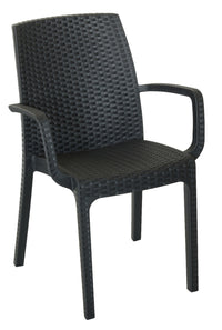 poltrona indiana cm 57x59x86h antracite cod:ferx.82731