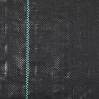 Telo per Pacciamatura 50x2 m Traspirante e Anti-UV in Polipropilene Nero