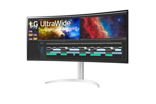 LG 38BQ85C-W Monitor PC 95,2 cm (37.5") 3840 x 1600 Pixel Quad HD+ Bianco