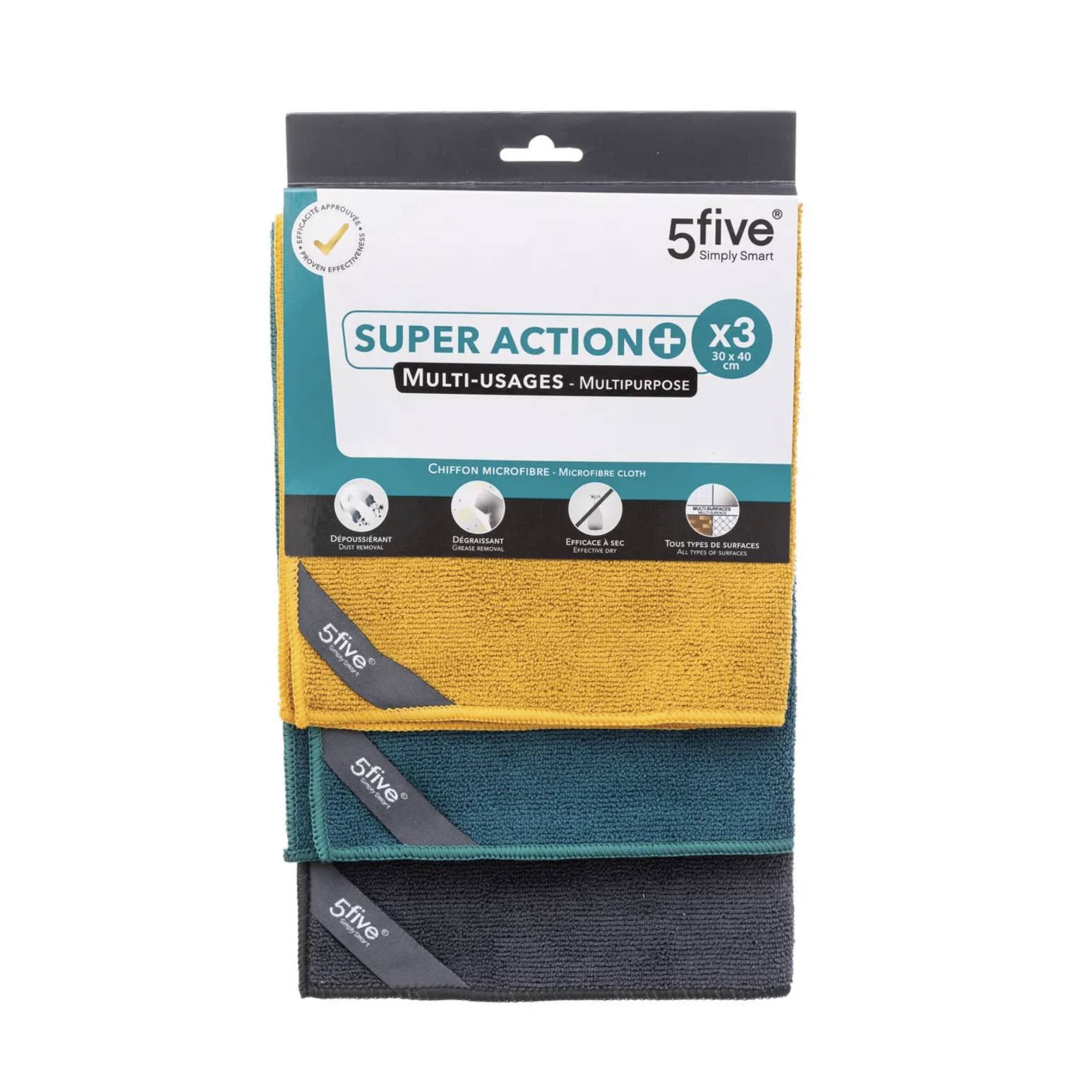 PANNO MULTIUSO MICROFIBRA 3PZ