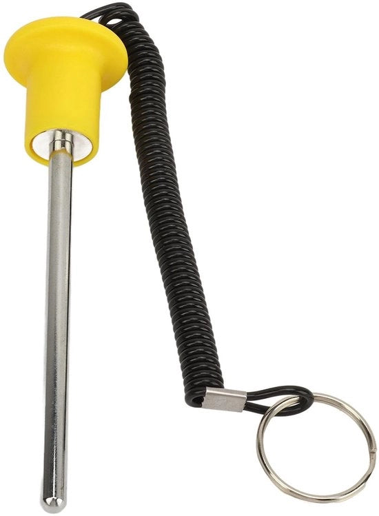 Sostituzione Pin di Selezione Magnetica - Pin di Selezione per Apparecchi di Allenamento con Tirante - Verricello di Sostituzione per Pila di Pesi - 8 mm di Diametro - Materiale Duraturo - Pena di Peso
