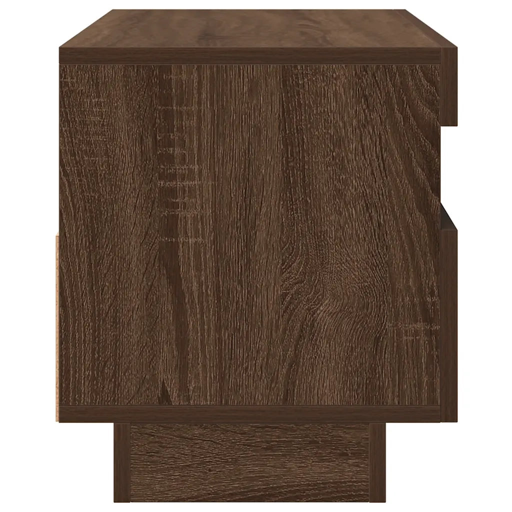 Mobile Porta TV con Luci LED Rovere Marrone 80x35x40 cm cod mxl 15892