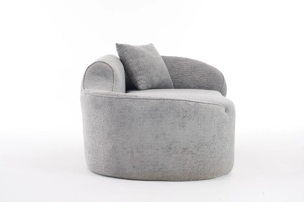 Divano letto ¨C Minimal ¨C grigio, tessuto, 2 posti, con cuscino