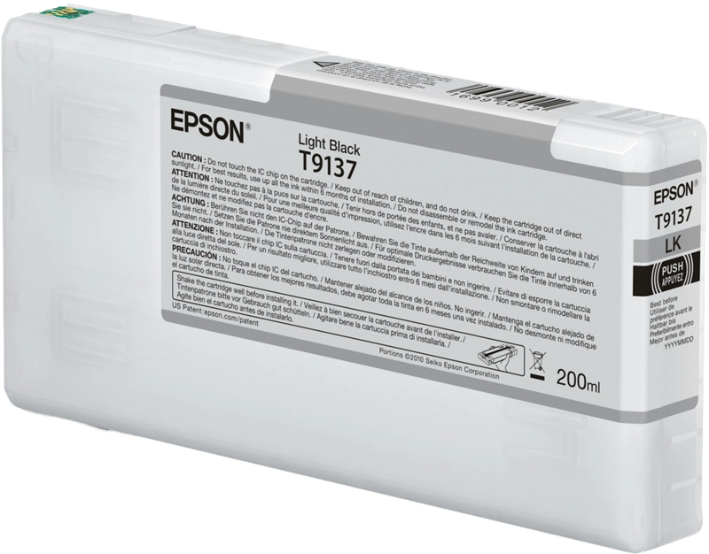 Epson T9137 Light Black Ink Cartridge (200ml)