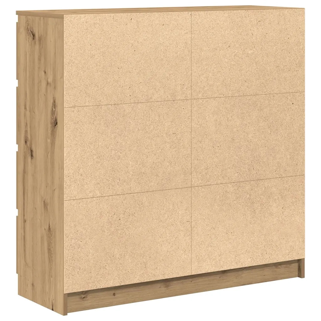 Credenza Rovere Artigianale 100x35x99 cm in Legno Multistrato 3328497