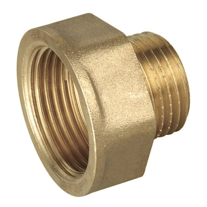 PROLUNGA RIDOTTA IN OTTONE GIALLO MF- MF 3/4 x 1- TIEMM- pezzi 1