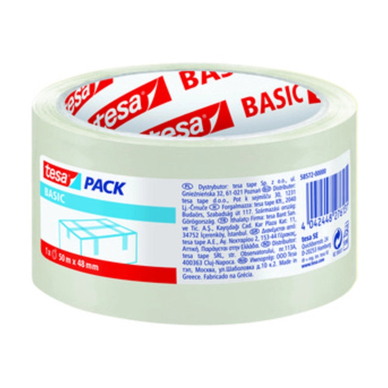 NASTRO IMBALLO TESA 48MMX50M TRASPARENTE- TESA- 36,0 pz