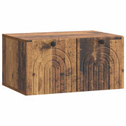 Mobile Porta TV da Muro-Credenza per TV sospesa Legno antico 59,5 x 41 x 30 cm 948961