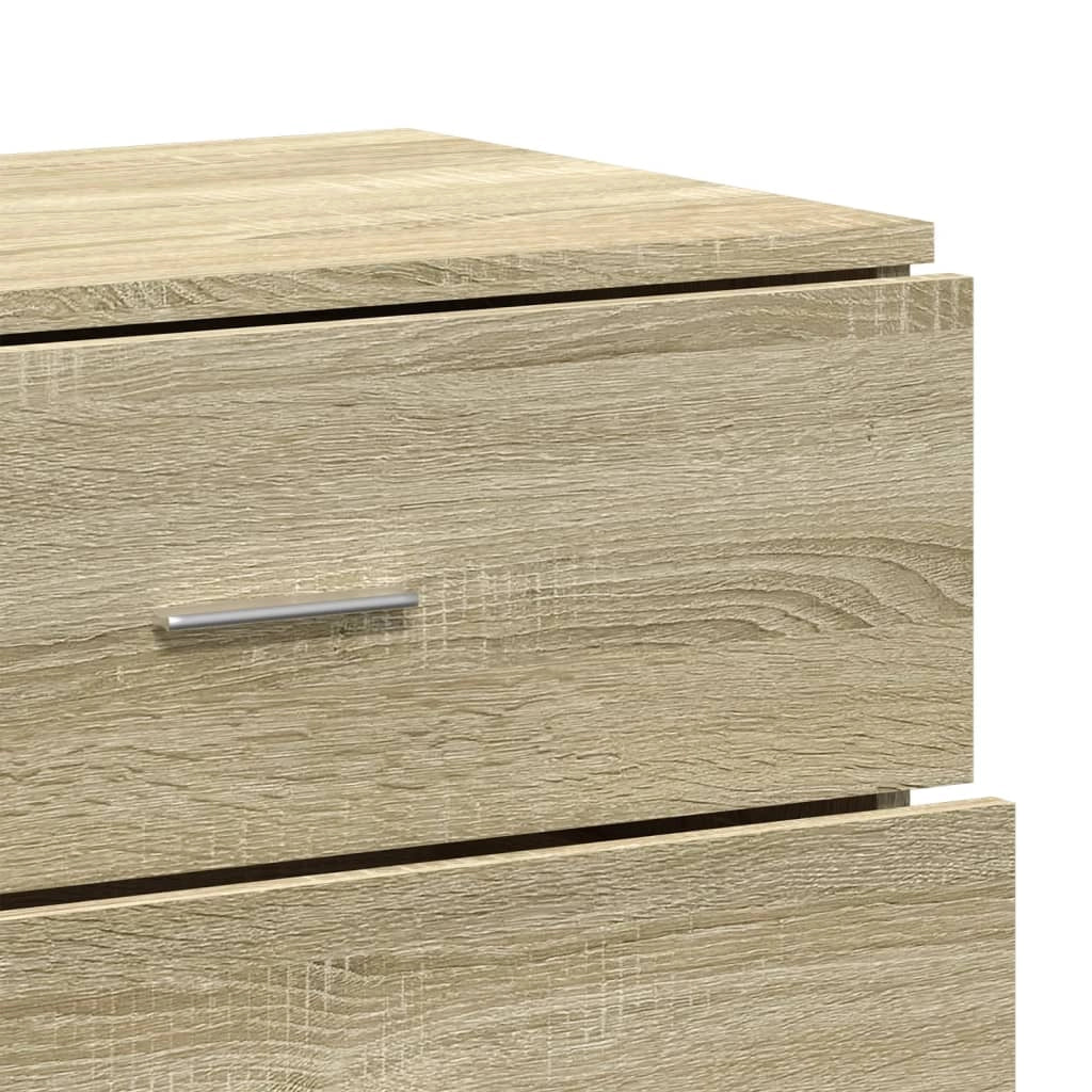 Buffet credenza cassettiera armadio mobile contenitore organizer per cucina soggiorno salotti set di 2 Sonoma 60 x 39 x 80 cm in legno ingegnerizzato marrone 02_0036822