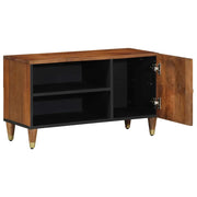 Mobile TV | Armadietto TV | Mobile Porta TV Marrone miele 80 x 33 x 46 cm Legno di mango massello
