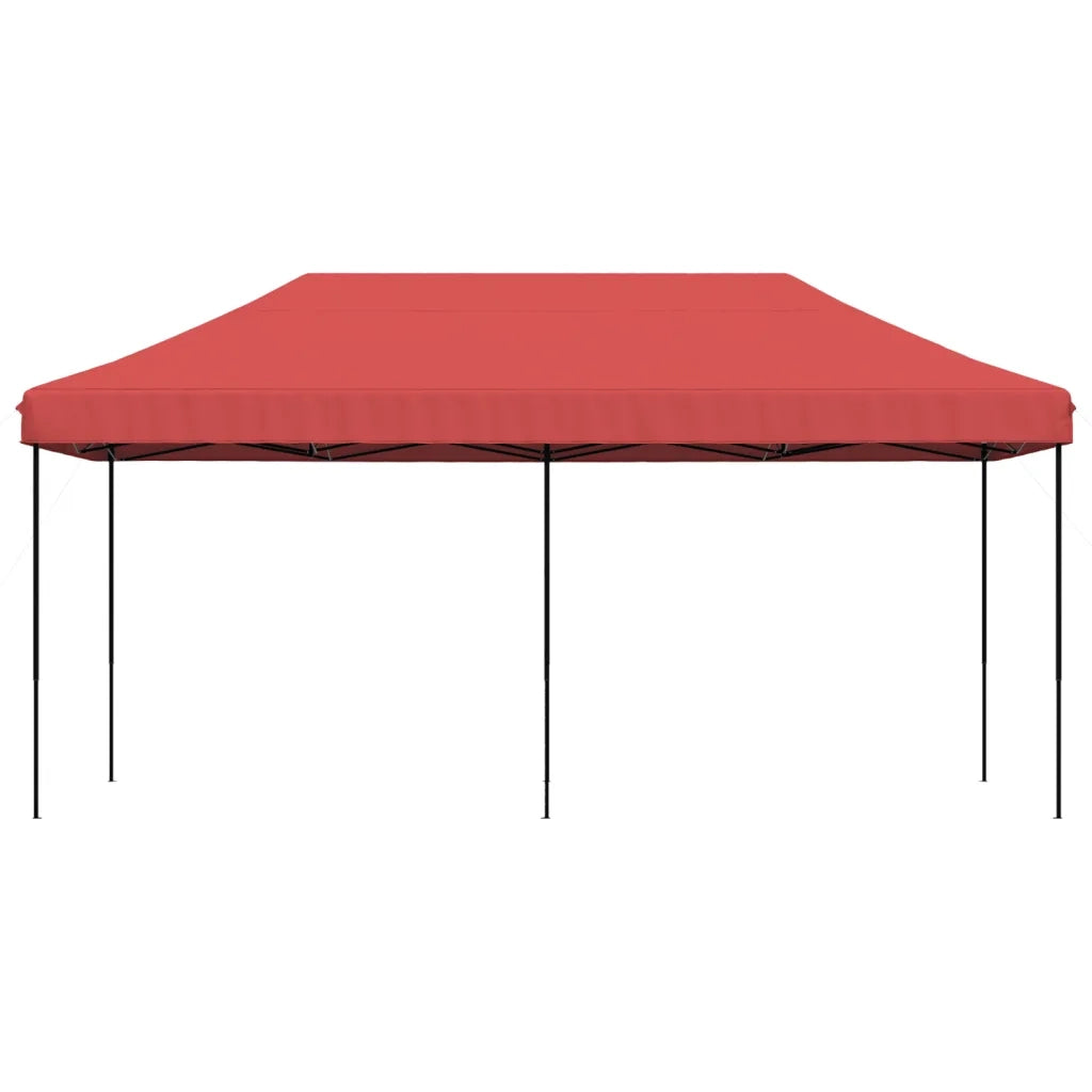 Tenda da Festa Pieghevole Pop-Up Bordò 580x292x315 cm 4004939